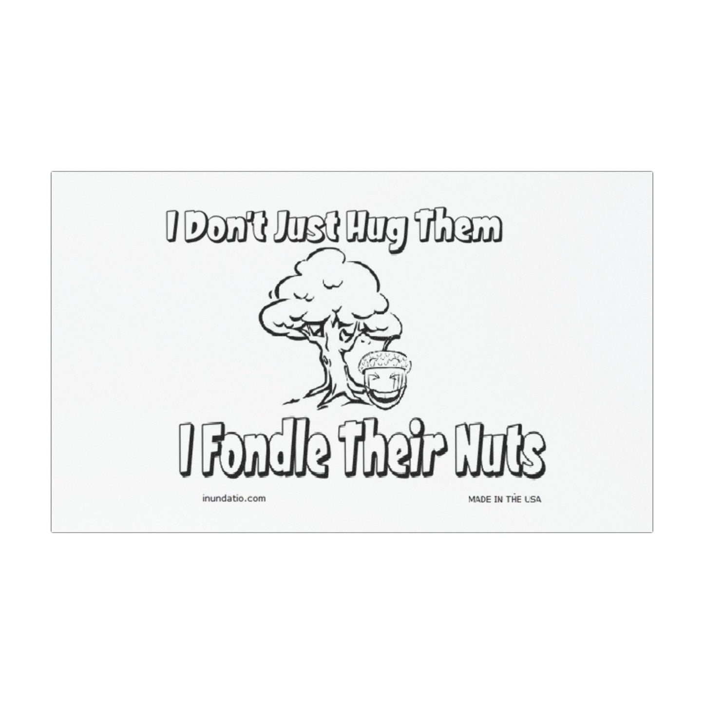 Tree Huggers Funny Car Magnets