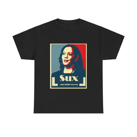 Kamala Harris Sux Unisex Heavy Cotton Tee