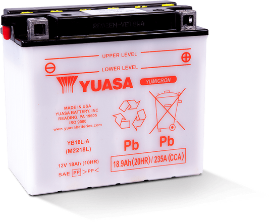 Yuasa YB18L-A Yumicron 12-Volt Battery