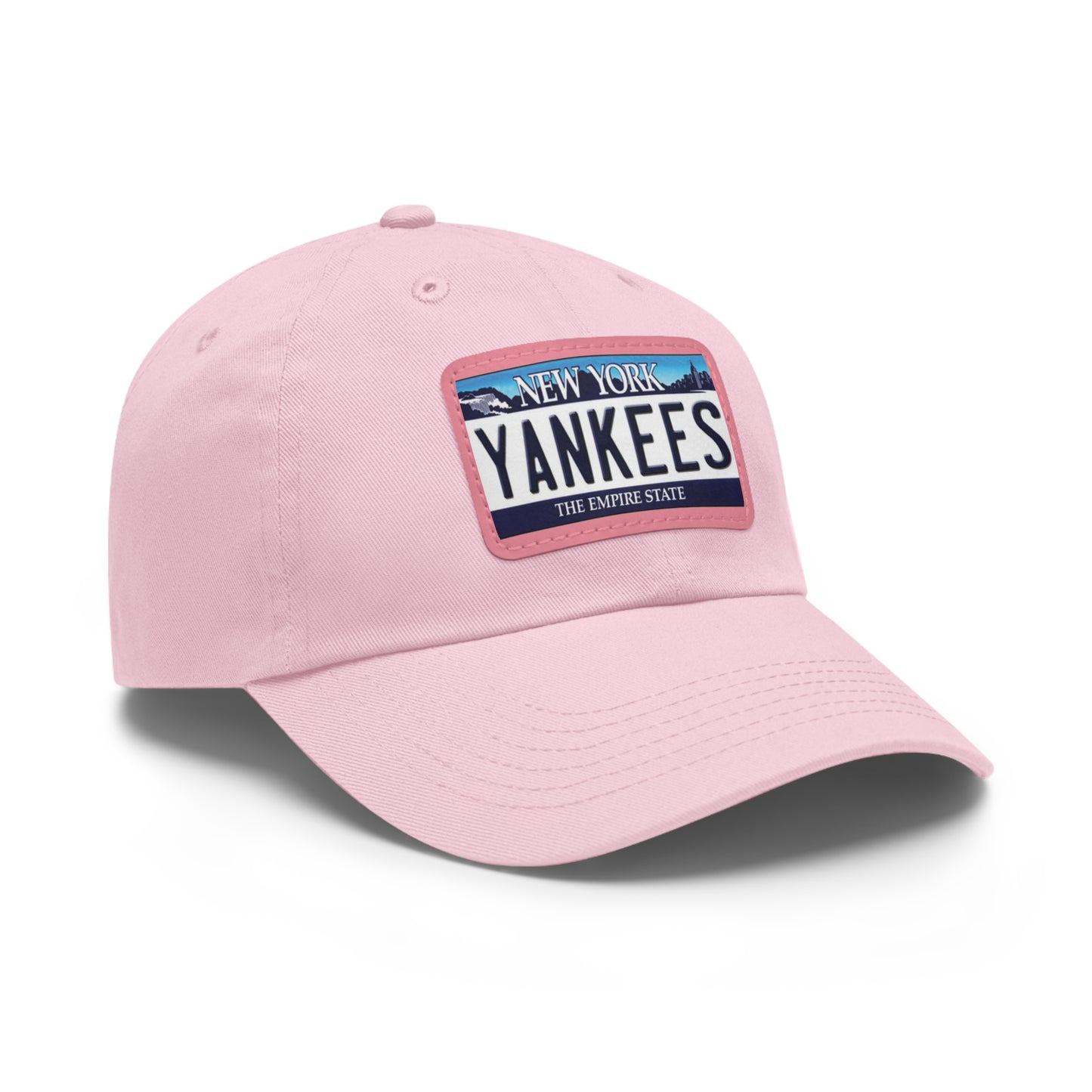 Yankees Ball Cap with NY License Plate Facsimile on Leather Patch