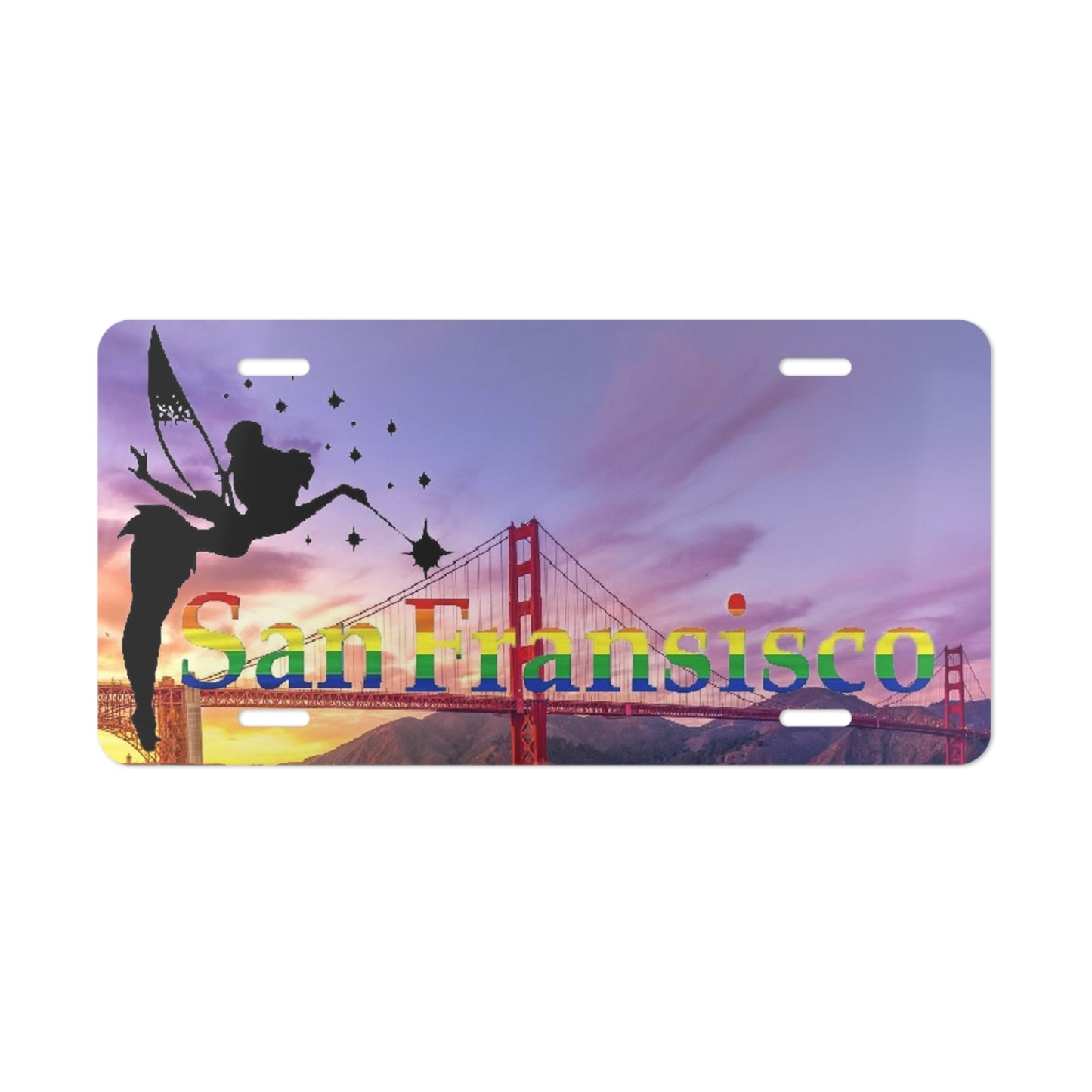 San Fransisco Vanity Pride License Plate