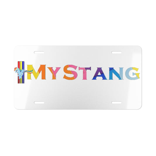 My Little Pony / Mustang Vanity License Plate