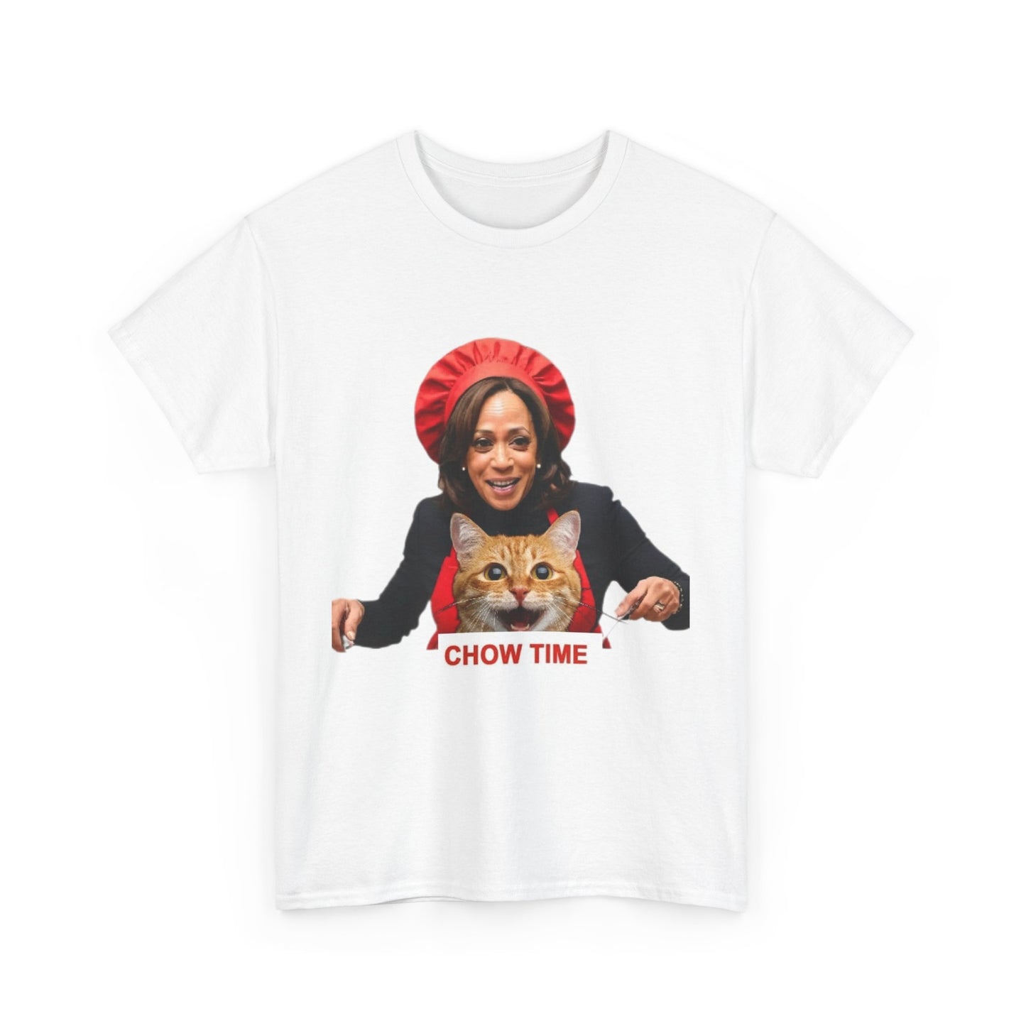 Kamala Harris Chow Time Unisex Heavy Cotton Tee