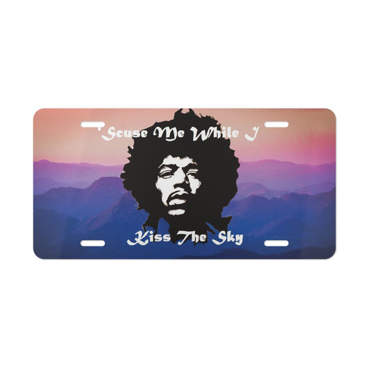 Jimi Hendrix Vanity License Plate