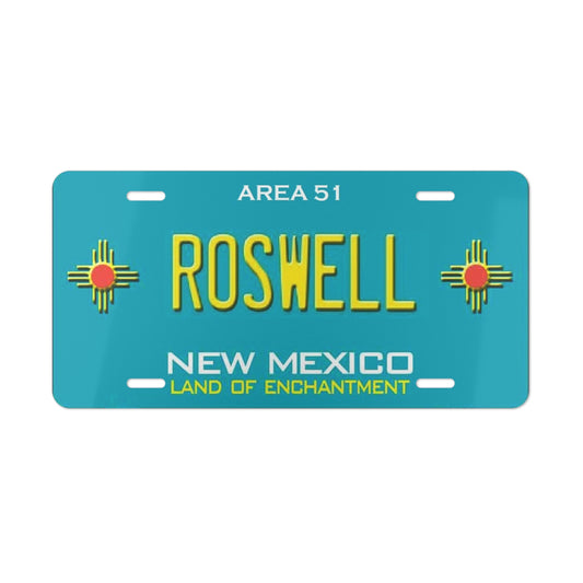 Area 51 Roswell New Mexico Vanity License Plate