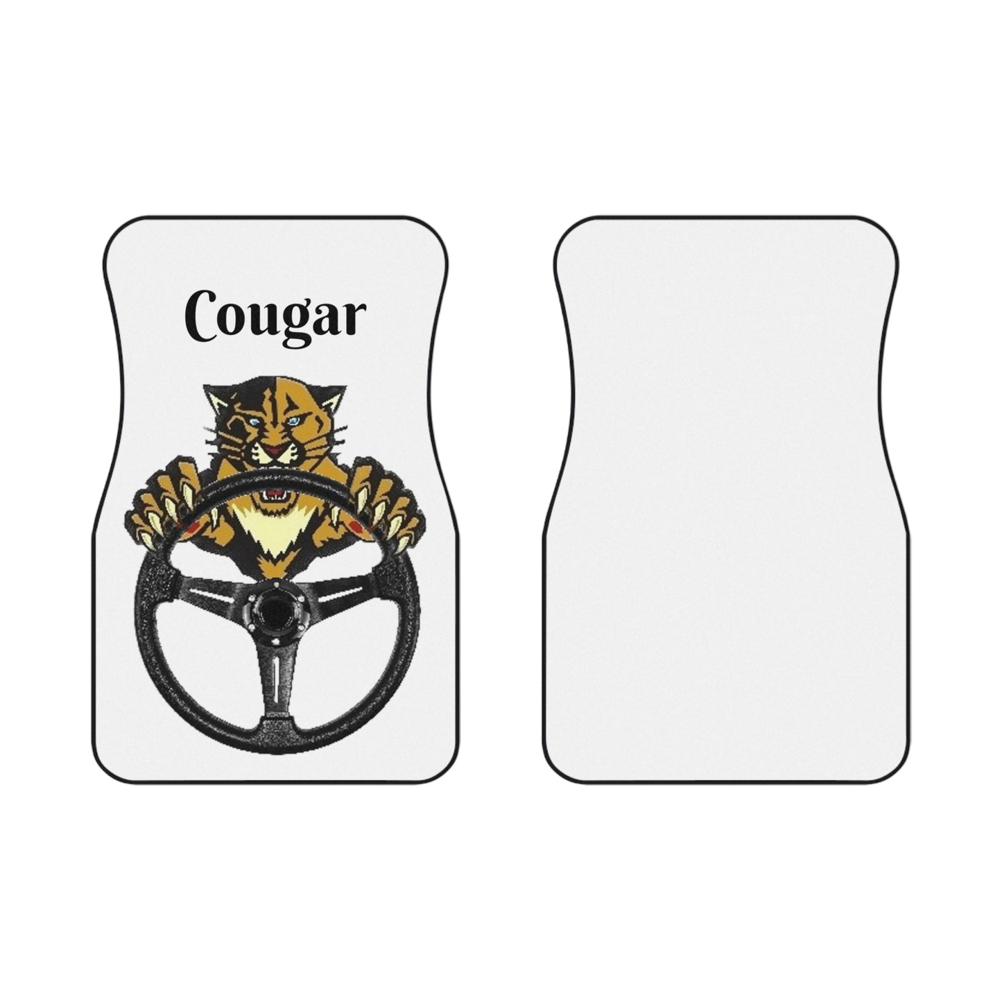 Cougar Car Floor Mats (2x Front)