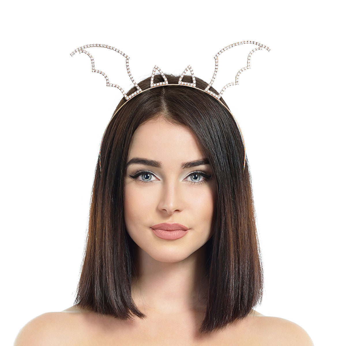 Gold Bat Ear Wings Headband