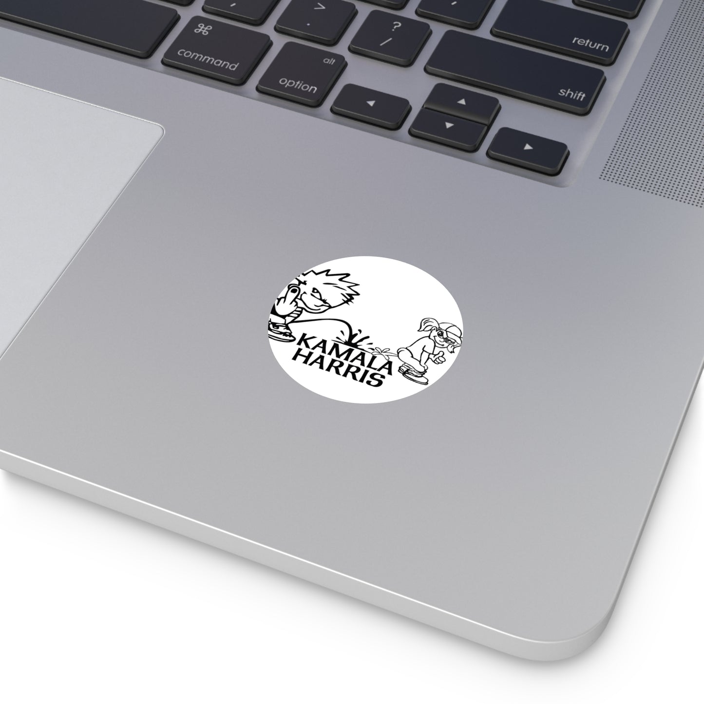 Kamala Harris Pissed On Round Vinyl Stickers