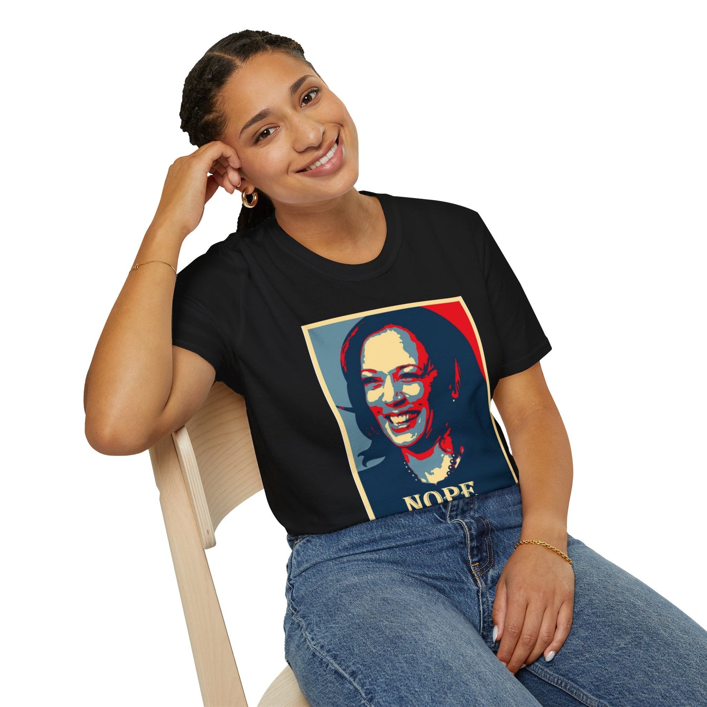 Kamala Harris NOPE Unisex Softstyle T-Shirt