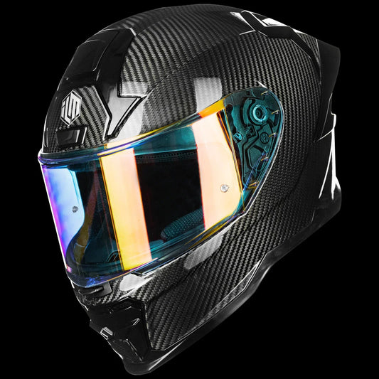 ILM Carbon Fiber Motorcycle Helmets Full Face Racing Helmet Model MF577P