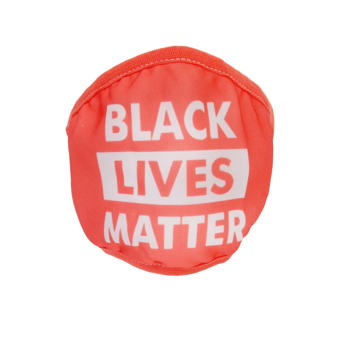 Coral Cotton BLACK LIVES MATTER Mask