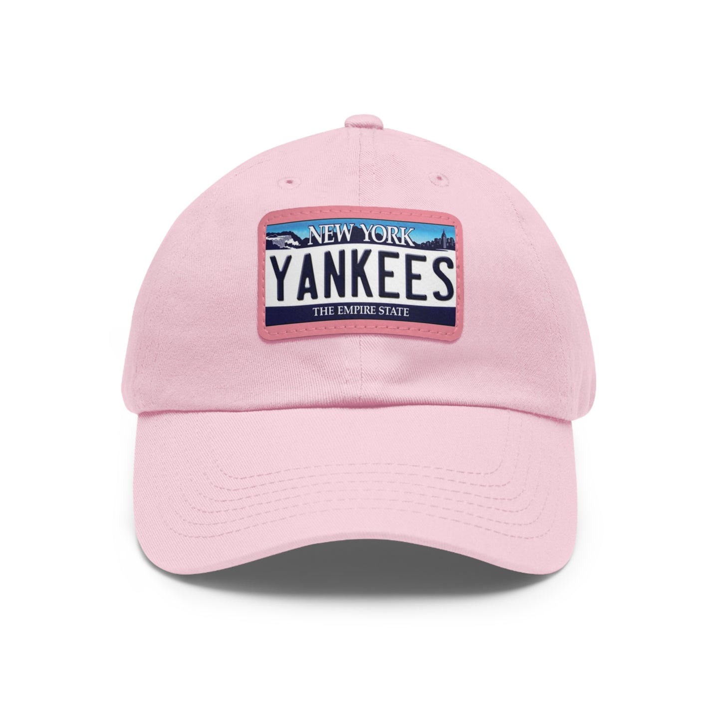 Yankees Ball Cap with NY License Plate Facsimile on Leather Patch