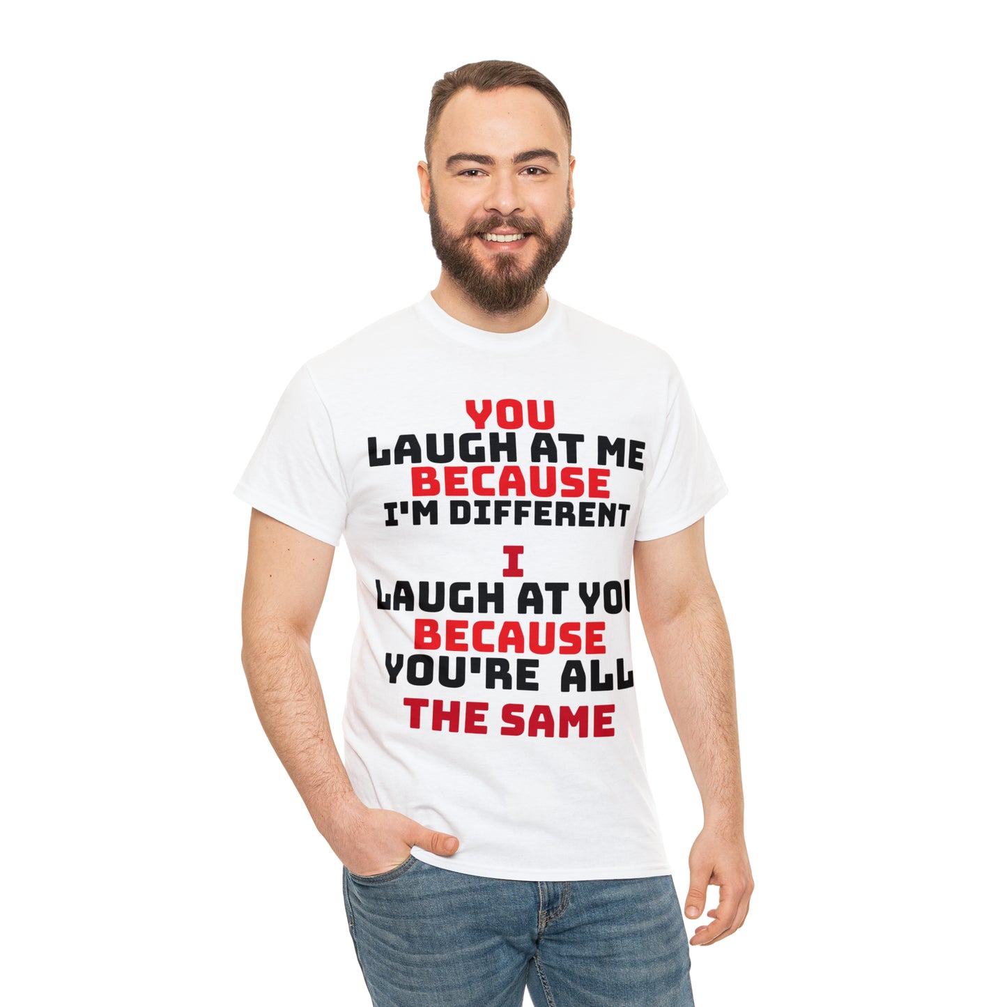 Laugh At Me Unisex Heavy Cotton Tee