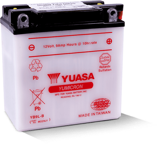 Yuasa YB9L-B Yumicron 12-Volt Battery