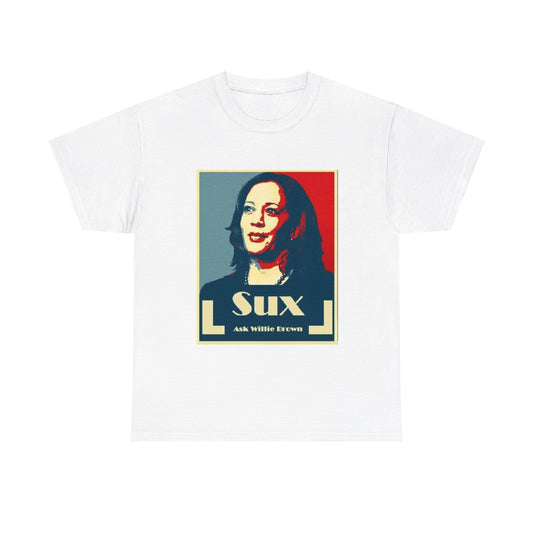 Kamala Harris Sux Unisex Heavy Cotton Tee