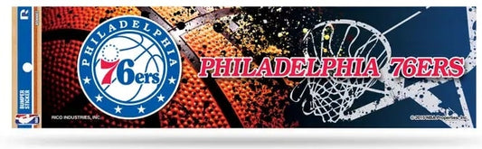 Philadelphia 76ers NBA Bumper Sticker
