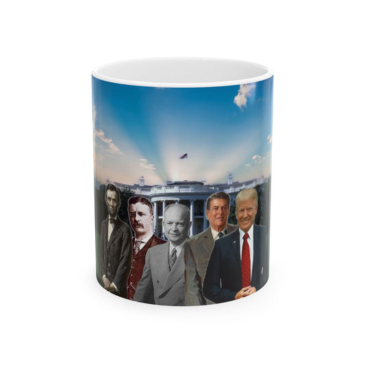 Republican Presidents 11 Oz Ceramic Mug Lincoln To Trump