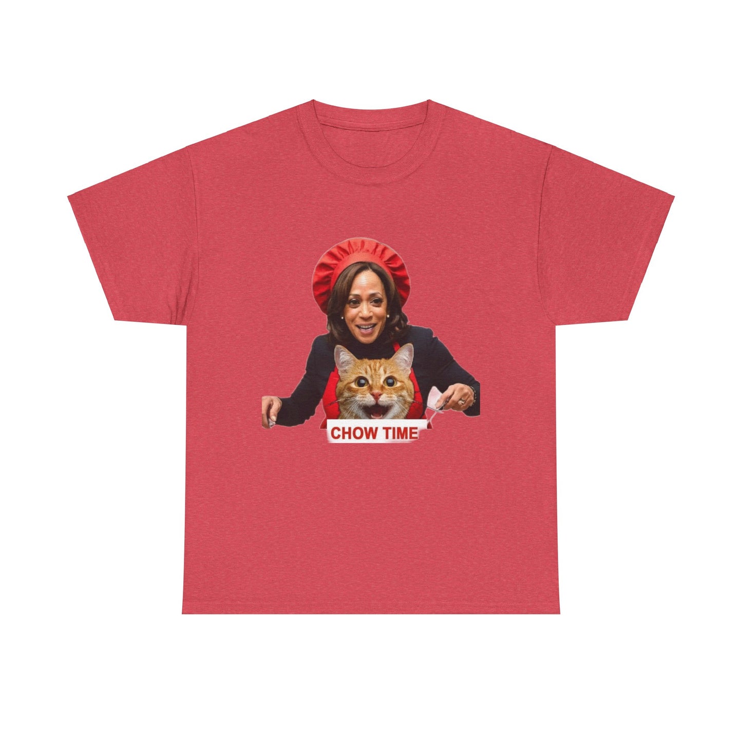 Kamala Harris Chow Time Unisex Heavy Cotton Tee