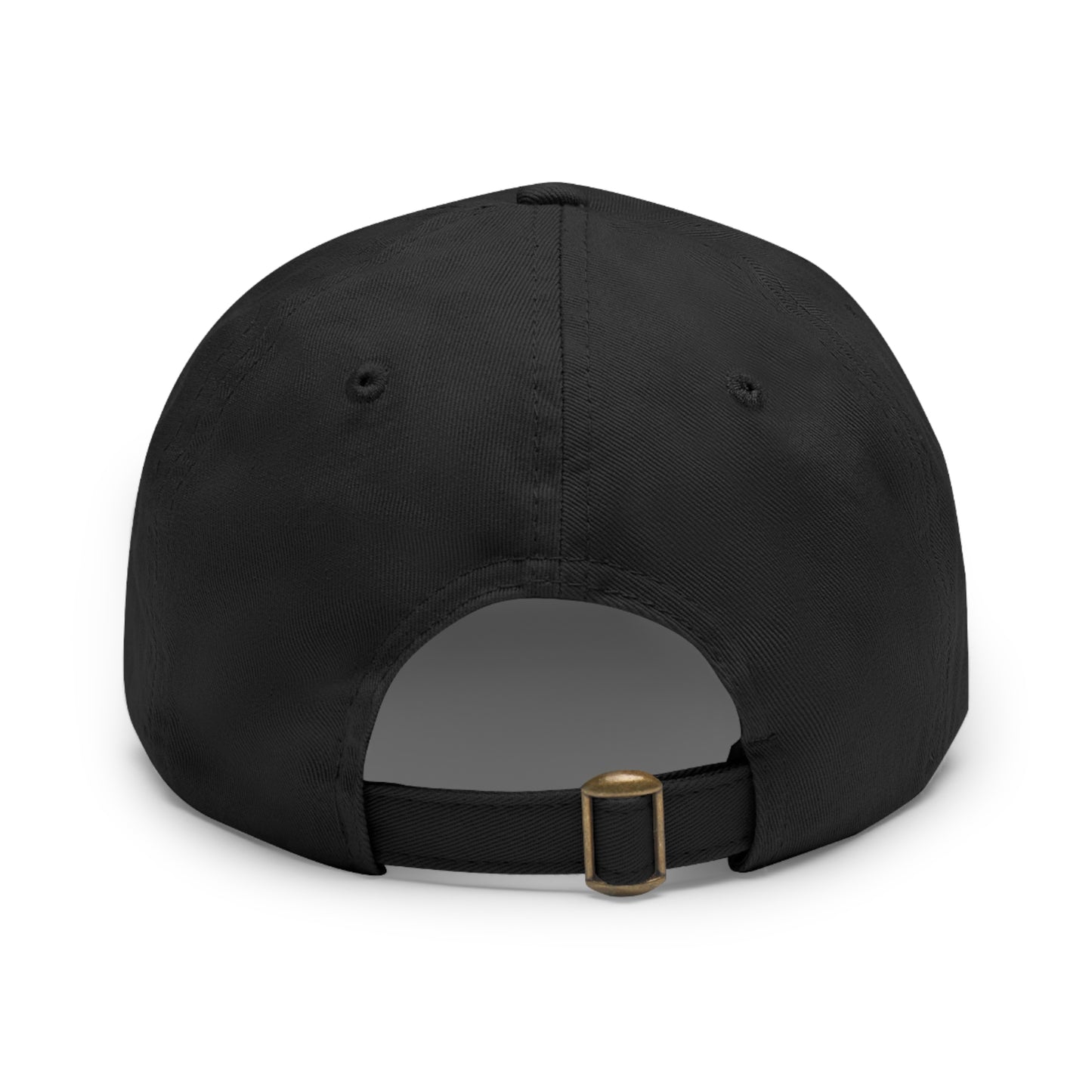 Fast Mustang Black Hat with Black Leather Patch