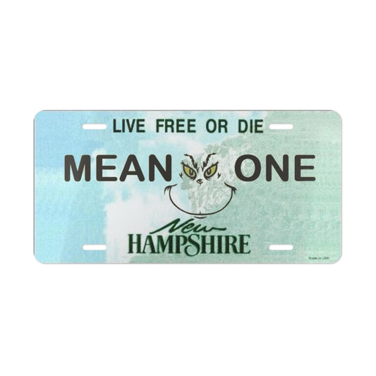New Hampshire Mean One Vanity License Plate