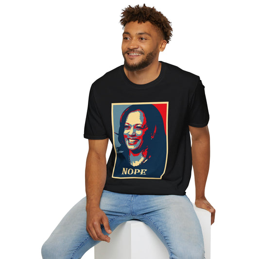 Kamala Harris NOPE Unisex Softstyle T-Shirt