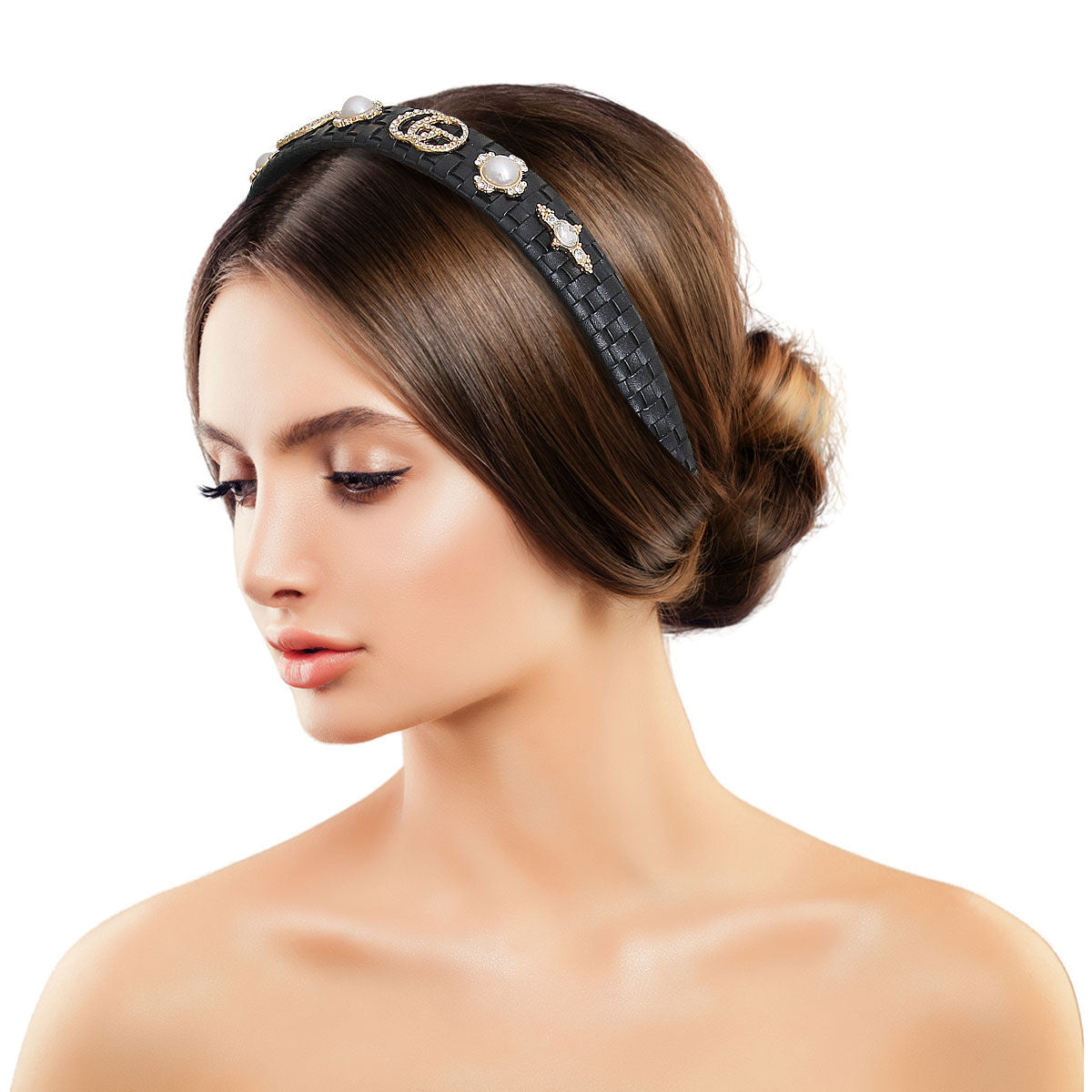 Head Turner: Woven Leather Headband