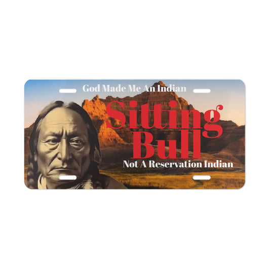 Sitting Bull Vanity License Plate