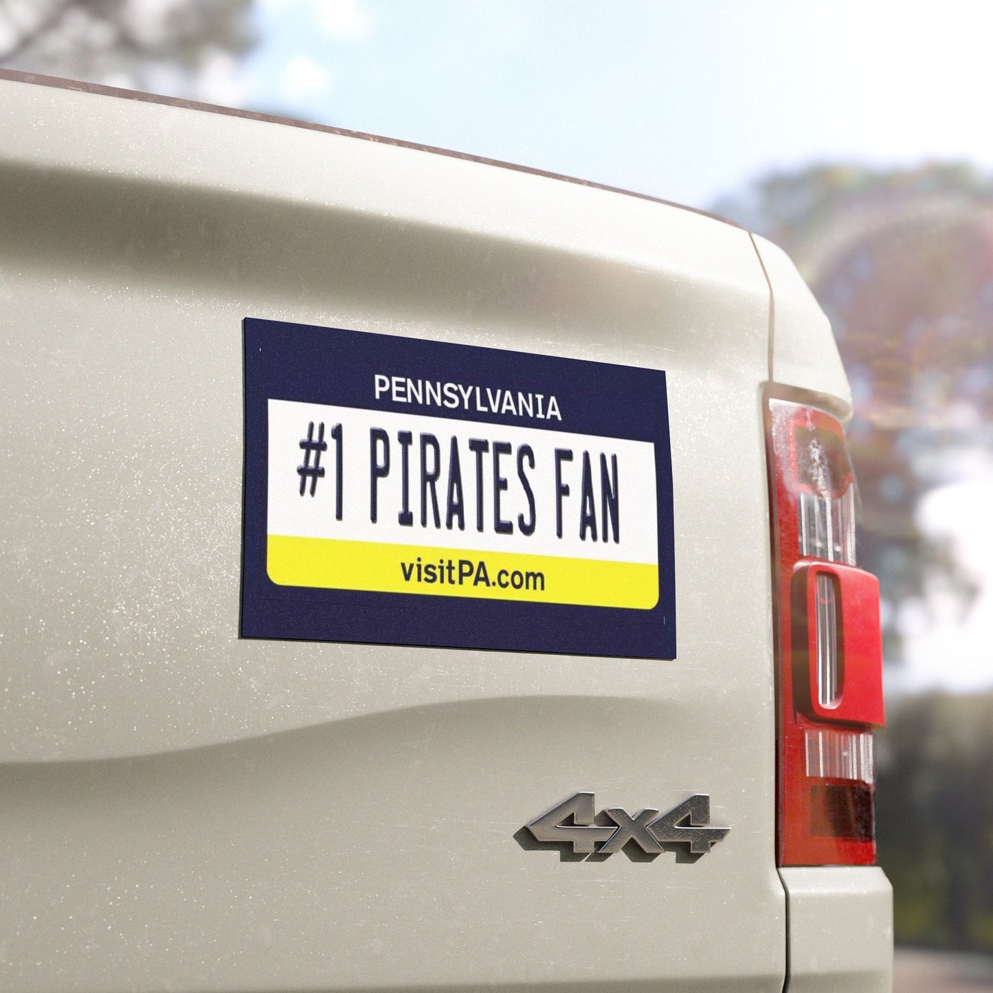 #1 Pirates Fan Car Magnet