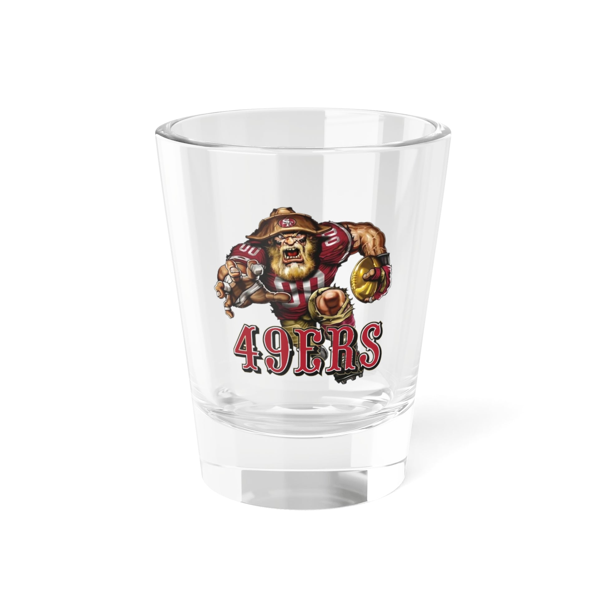 Shot Glass - 49ers Mascot Player Design