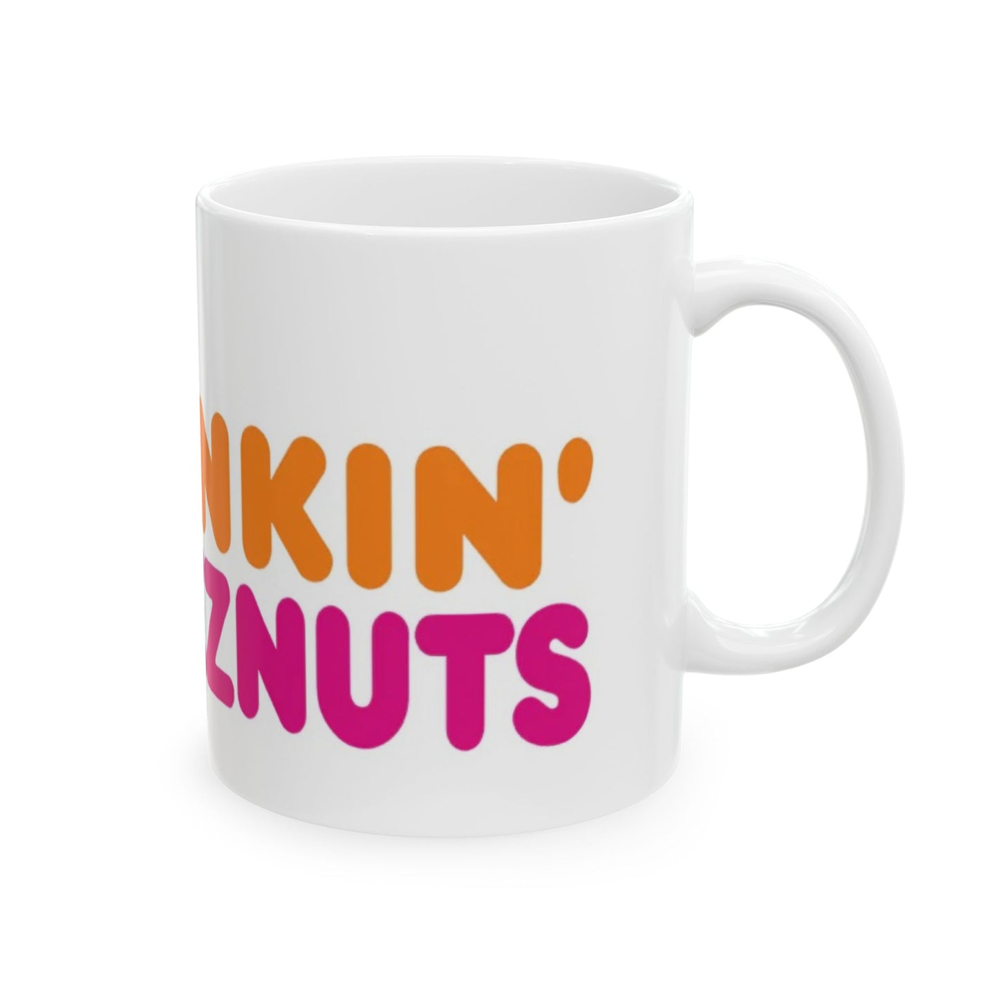 Dunkin Deeznuts Ceramic Mug, (11oz, 15oz)