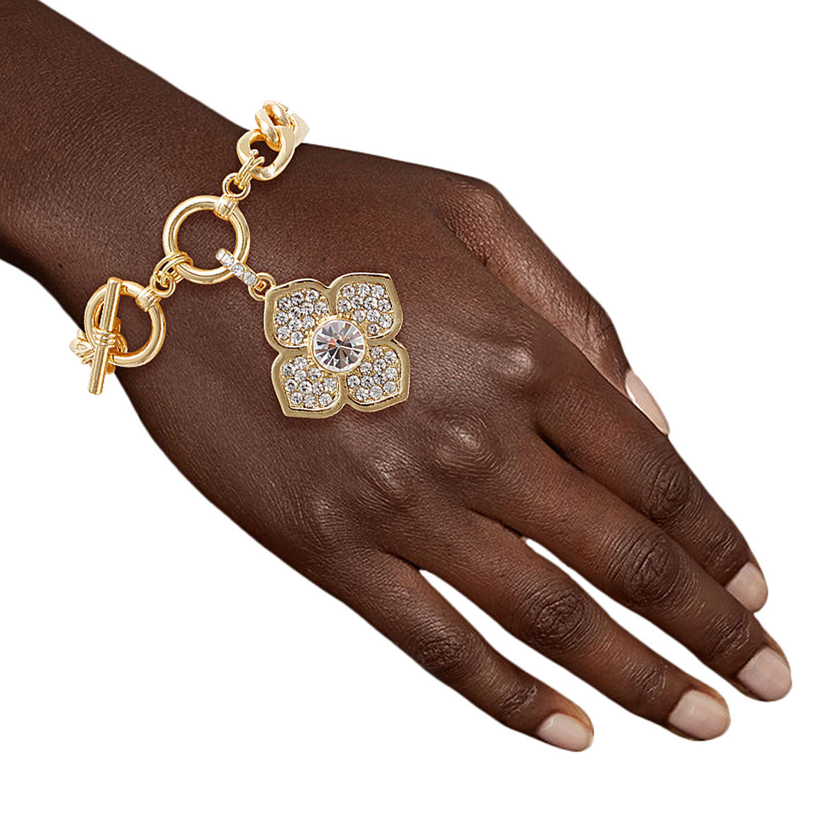 Golden Garden: Flower Bracelet