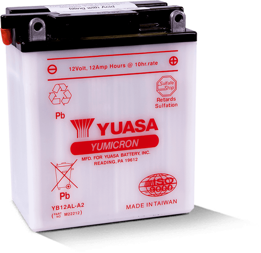 Yuasa YB12AL-A2 Yumicron 12-Volt Battery
