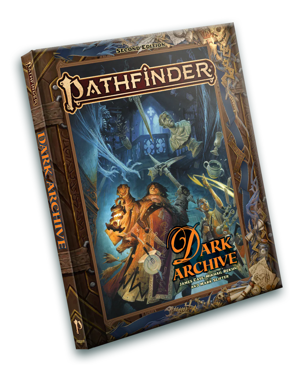 Pathfinder Dark Archive book cover on a white background