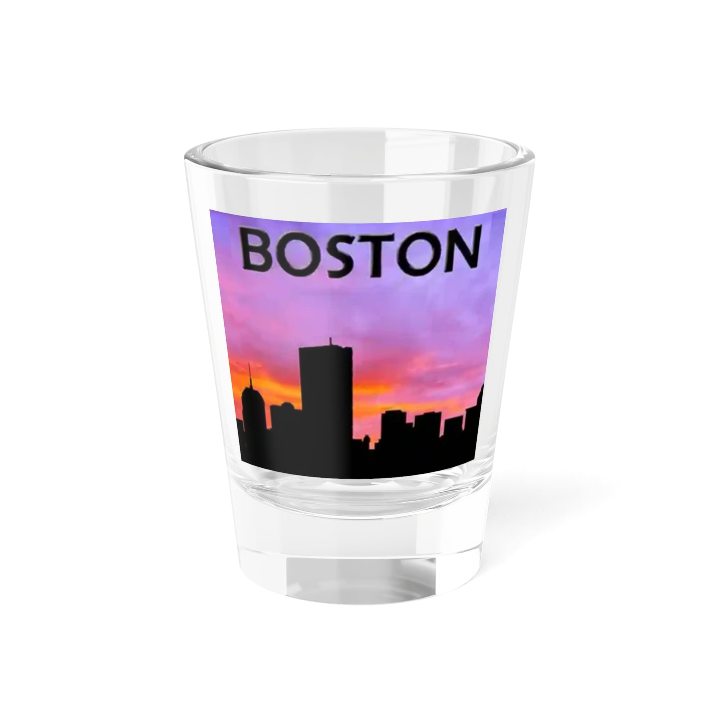 Boston Skyline Shot Glass, 1.5oz