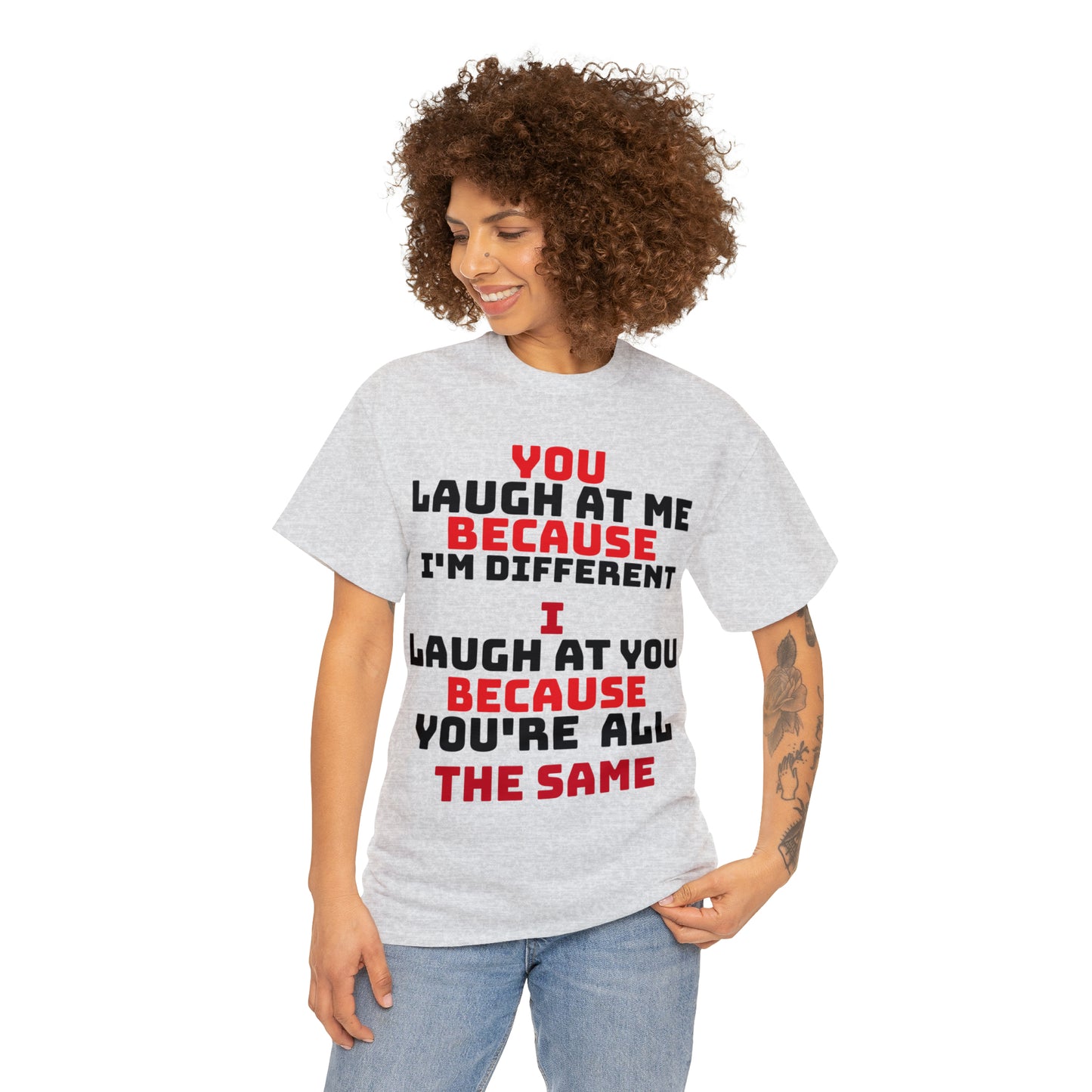 Laugh At Me Unisex Heavy Cotton Tee