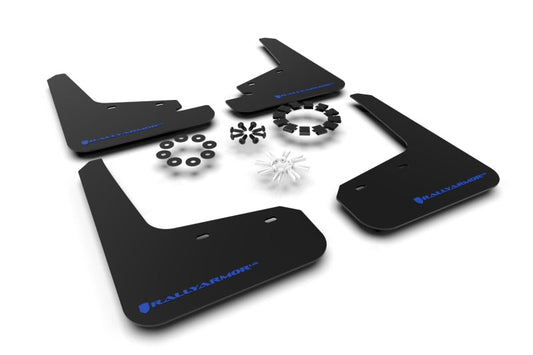 Rally Armor 20-26 Tesla Model Y, Juniper Y Black UR Mud Flap w/Blue Logo