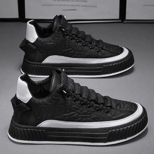 Men's Fashion Thick-Soled Sports Shoes Outdoor Non-Slip Breathable Casual Comfortable Sneakers Walking Slip-On Running Sneakers Lightweight Breathable Mesh Soft Sole