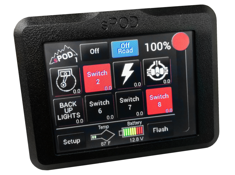Control panel with digital display and buttons on a white background