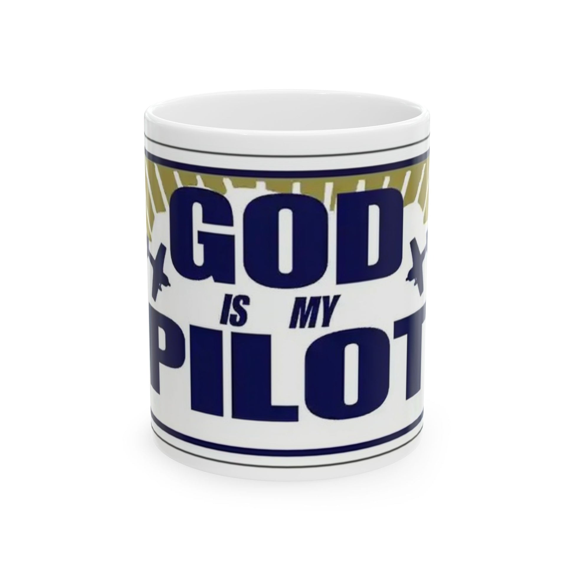 God Is My Pilot 11 oz. Ceramic Mug