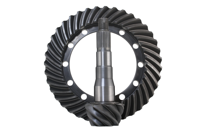 Gear ring with teeth on a white background