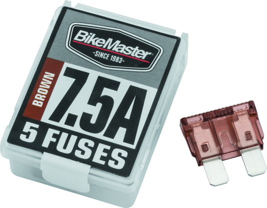 BikeMaster fuse pack with fuses on a white background