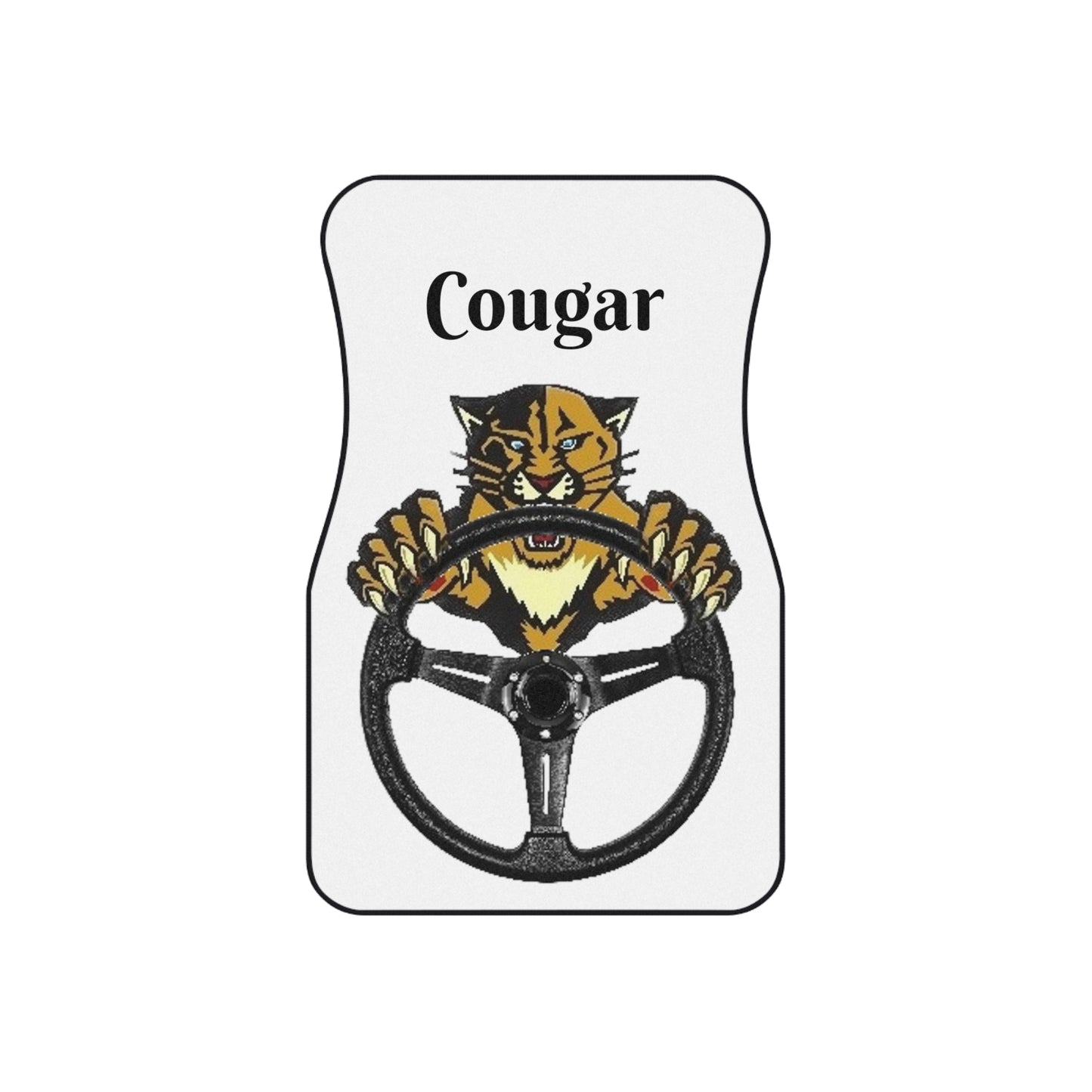 Cougar Car Floor Mats (2x Front)