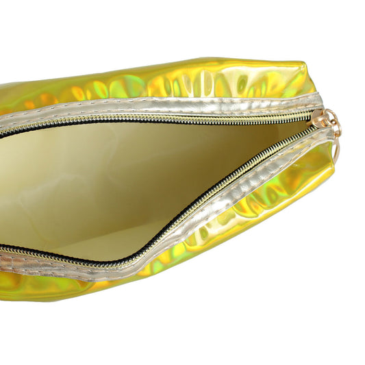 Gold Iridescent Rectangle Pouch