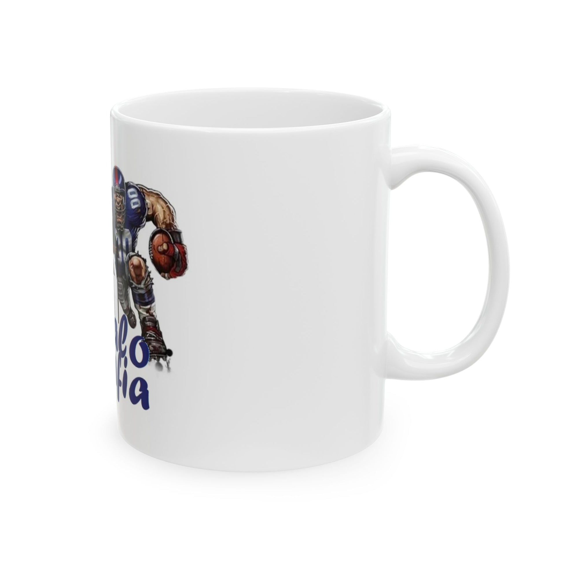 Left Side View Buffalo Mafia 11 Oz. Ceramic Mug