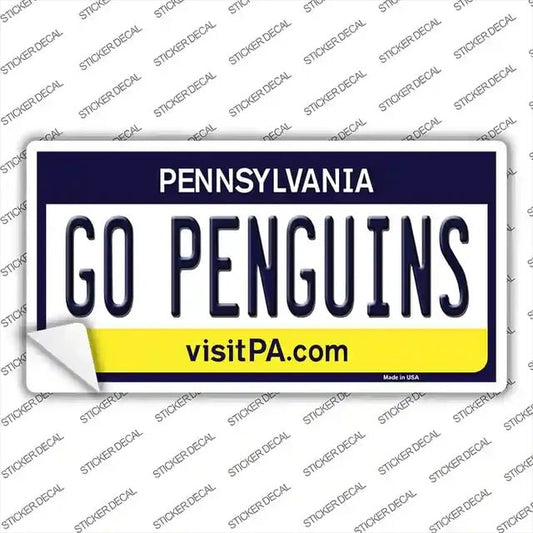 Go Penguins Bumper Sticker