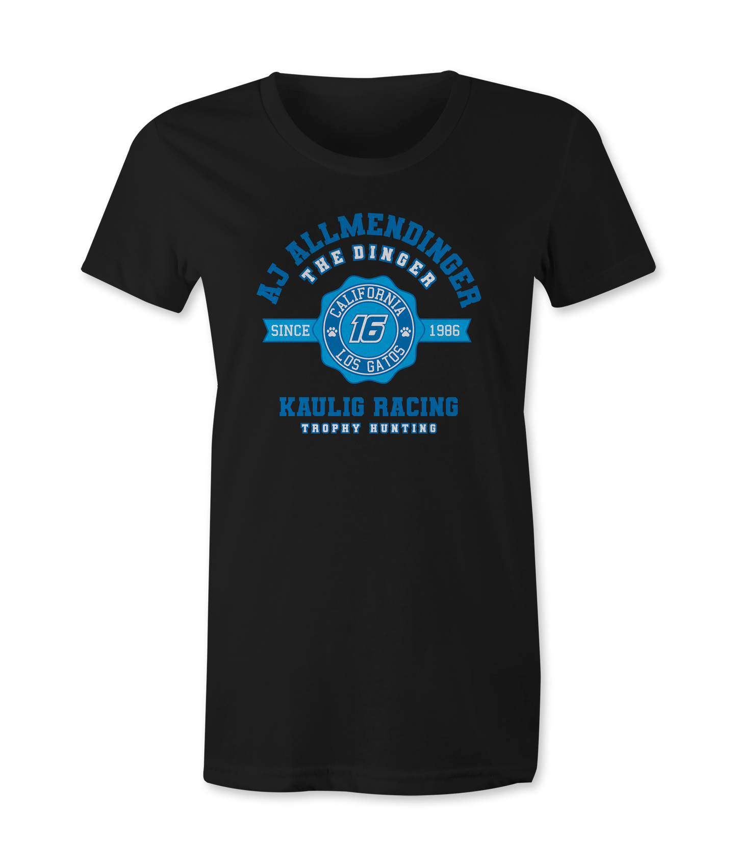 Aj Allmendinger Collegiate Women's T-Shirts