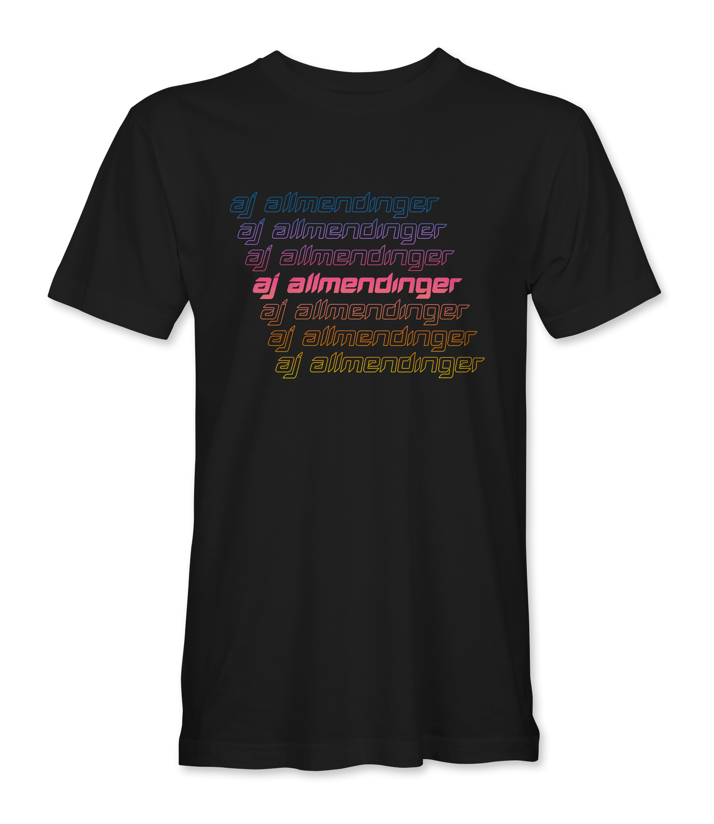 AJ Allmendinger - Sunset Name T-Shirts