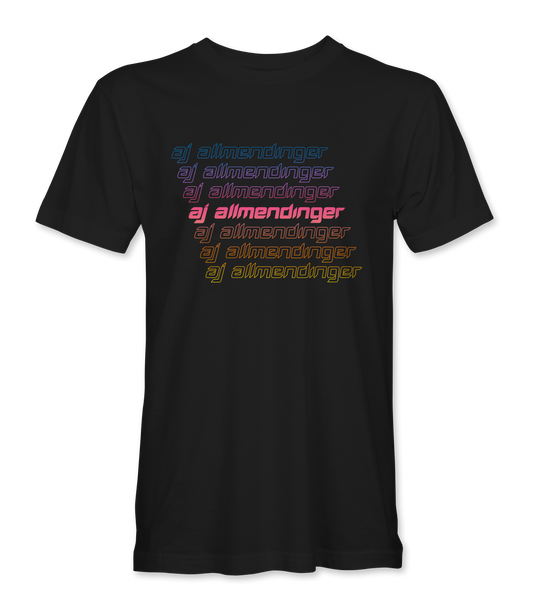 AJ Allmendinger - Sunset Name T-Shirts