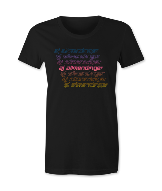 AJ Allmendinger - Sunset Name Women's T-Shirts