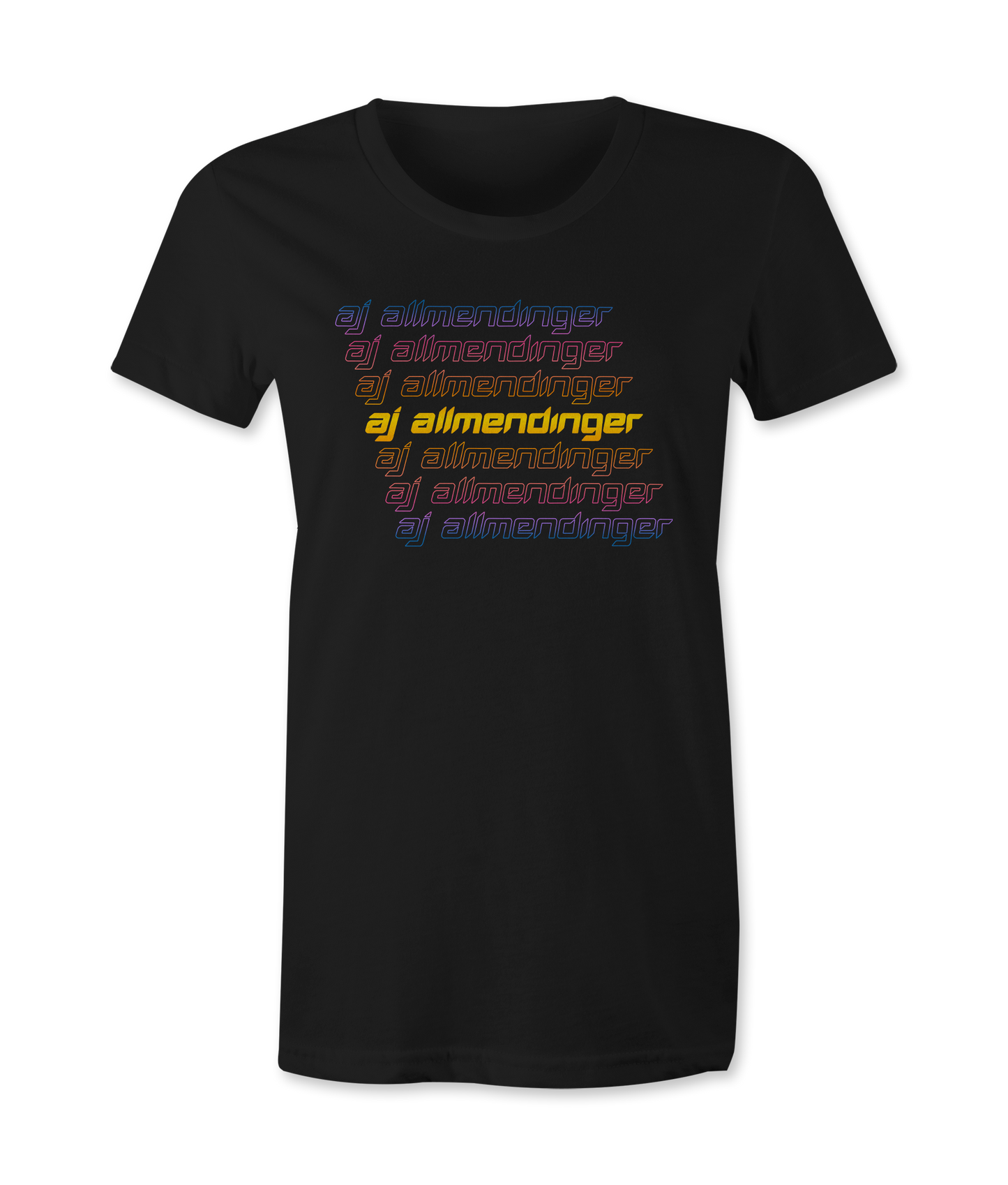 AJ Allmendinger - Sunrise Name Women's T-Shirts